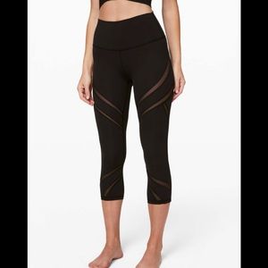 Lululemon Wunder Under High-Rise Crop 21" *Mesh